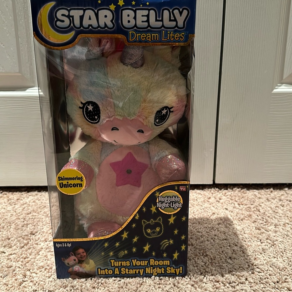 STAR BELLY SHIMMERING UNICORN HUGGABLE NIGHT-LIGHT